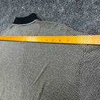 Winner Mate Vintage 90s Knit Polo Shirt Mens M Tan Black Mercerized Cotton NWT - take2supply
