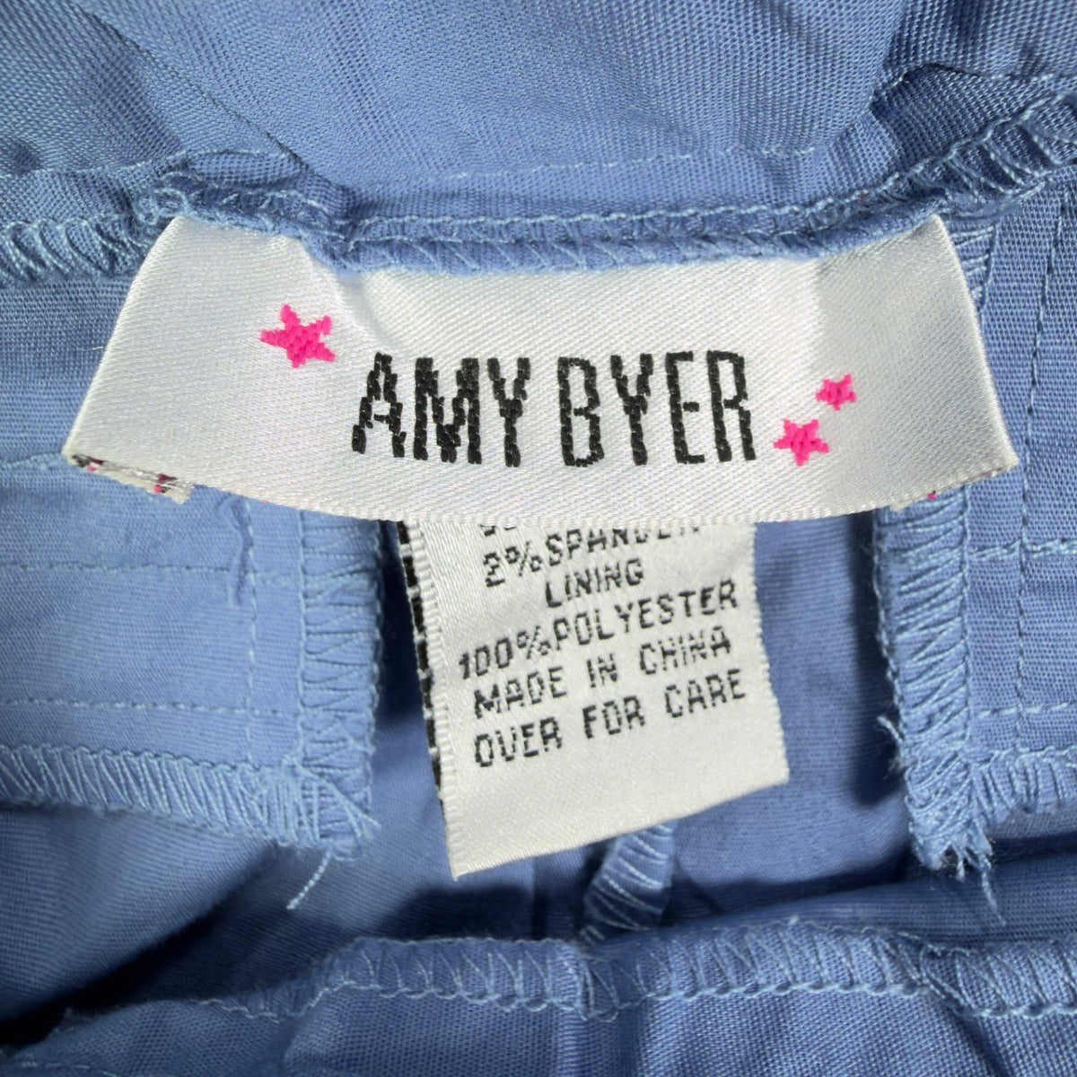 Amy Byer Y2K Bermuda Shorts Girls 8 Blue Cotton Spandex NWT - take2supply