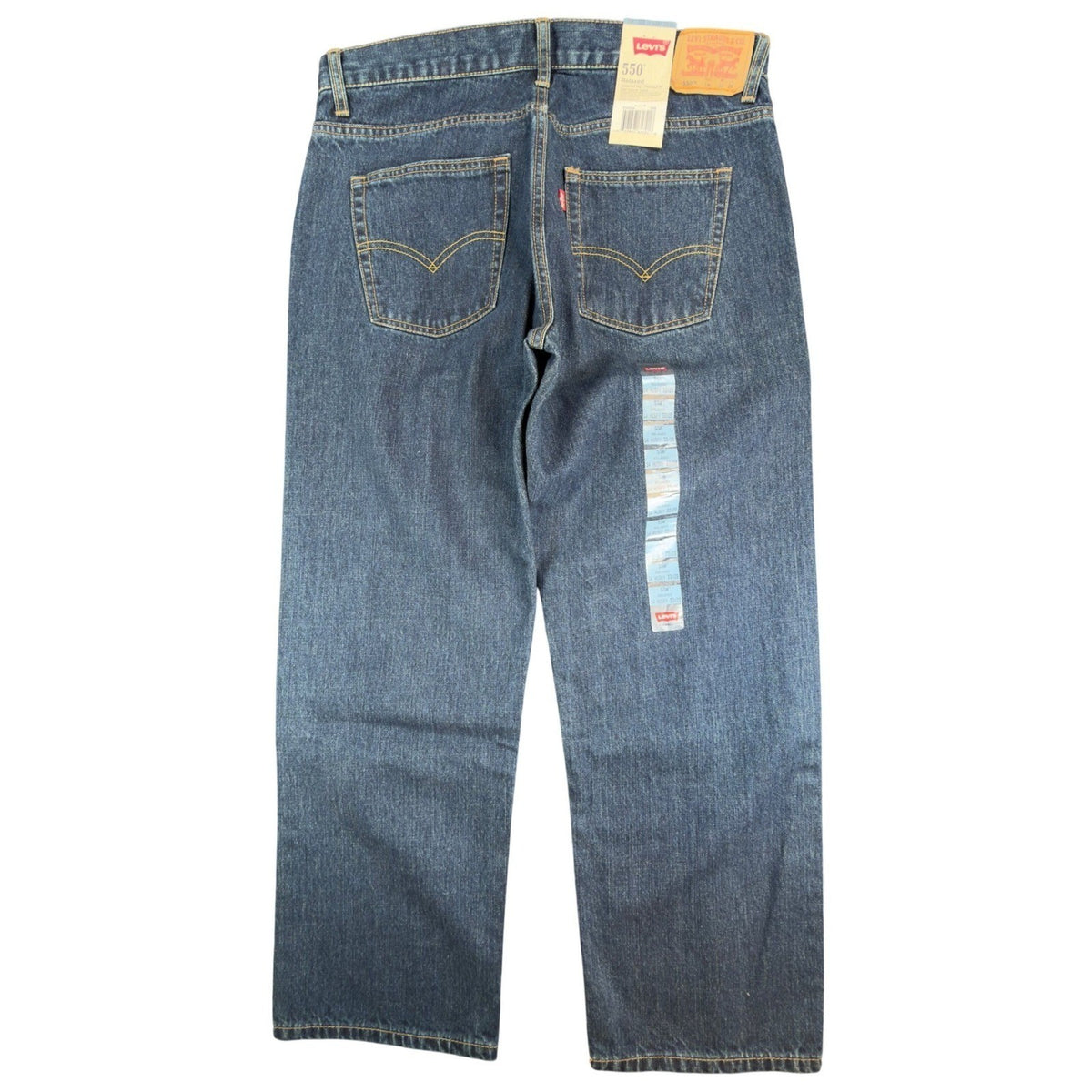 Levis 550 Relaxed Fit Jeans Boys Size 14 Husky 33x28 Blue Denim NWT - take2supply