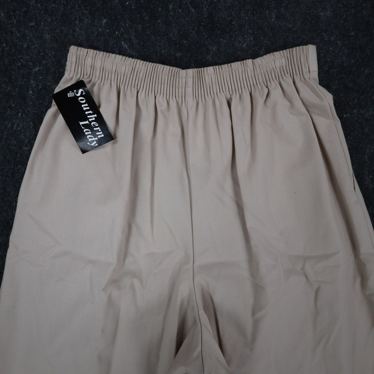 Southern Lady Culottes Womens 10 Vintage 90s Khaki Twill Pleated Wide Leg Shorts - take2supply