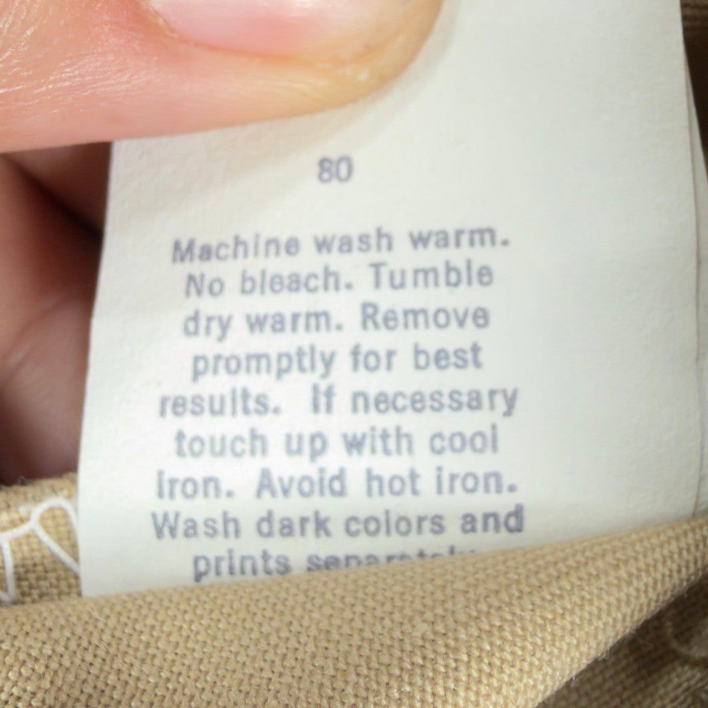 Toddy Winks Vintage 70s Twill Shorts Boys 6 Khaki Cotton Blend NWT - take2supply