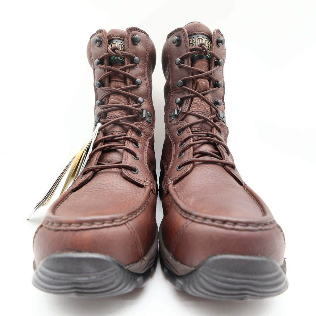 Rocky 9300 ProHunter Moc-Toe Boots Mens 10 W Brown Leather NWT Deadstock Y2K - take2supply
