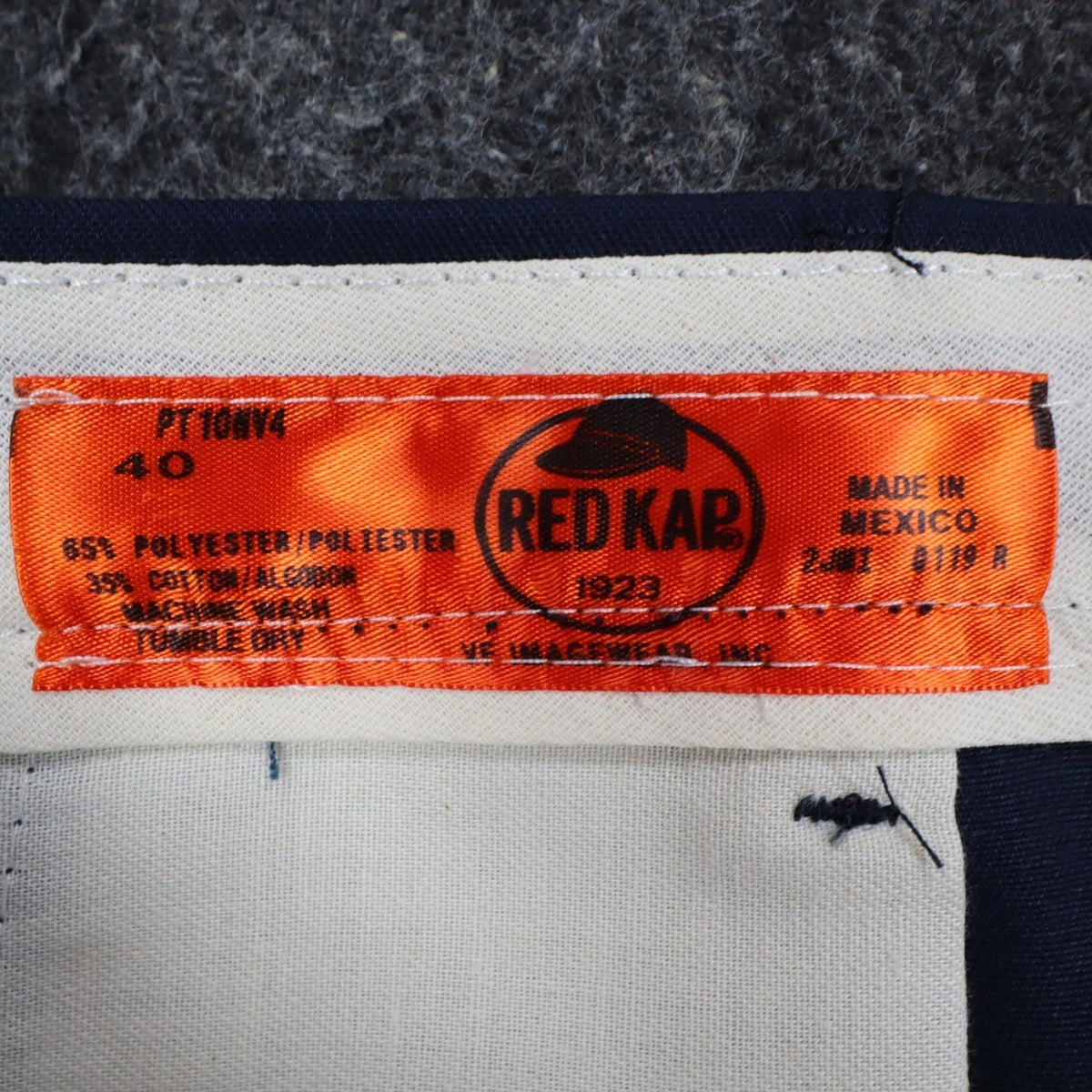 Red Kap Work Pants Mens 40x29 Navy Blue Twill Industrial Uniform PT10NV4 - take2supply