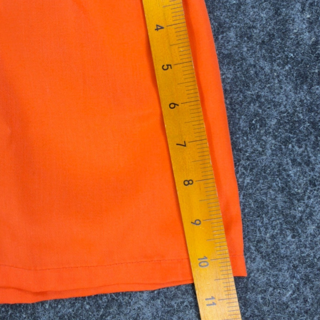 Fruit of the Loom Vintage 70s Gym Shorts Boys XS 24-26 Orange Cotton NWT - take2supply