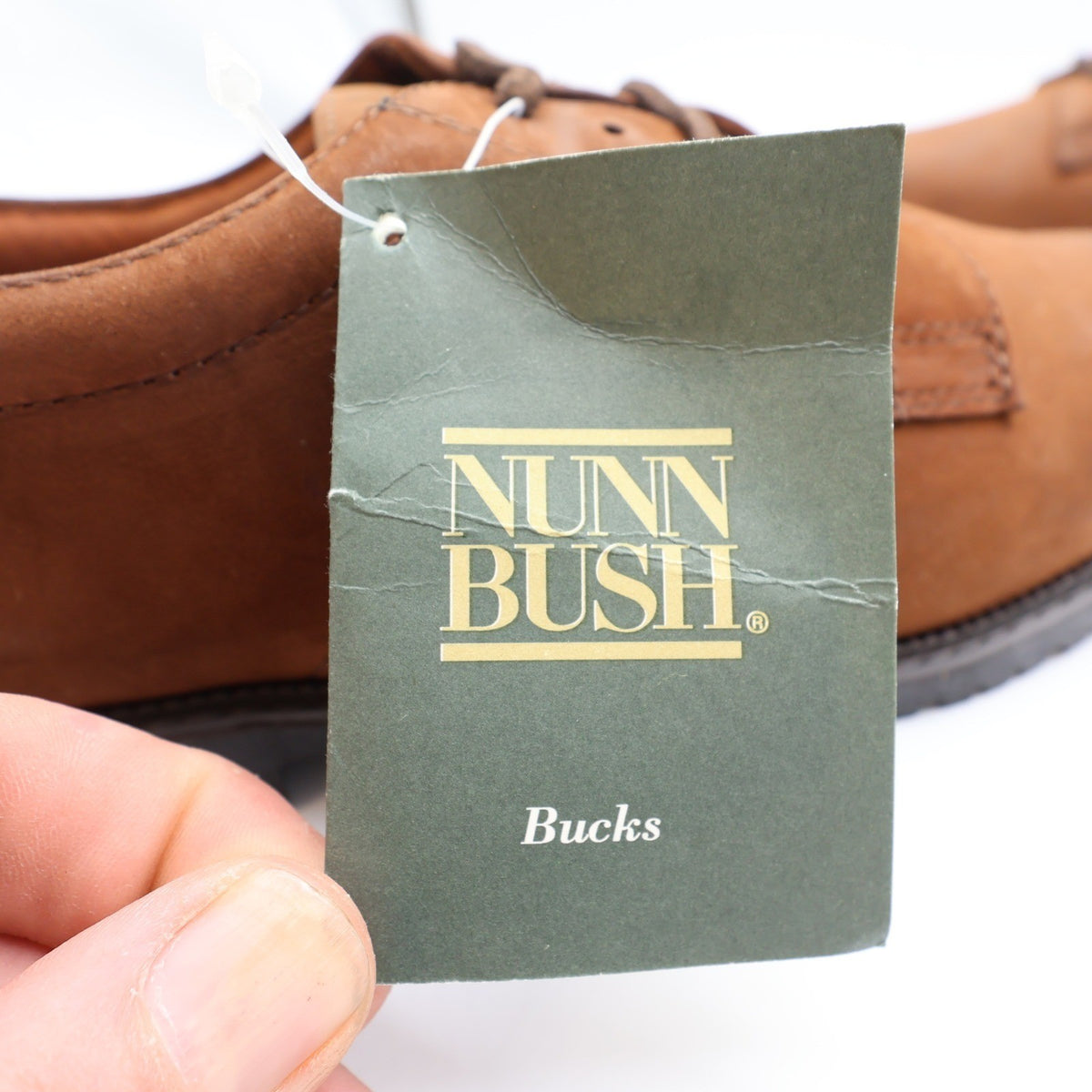 Nunn Bush Bucks Mens 10.5 M Vintage Brown Oiled Leather Oxford Shoes 83884-02 - take2supply