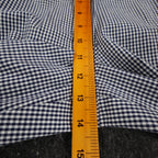 Southern Lady Pants Womens 12 Navy White Gingham Cotton Stretch Side Zip NOS - take2supply