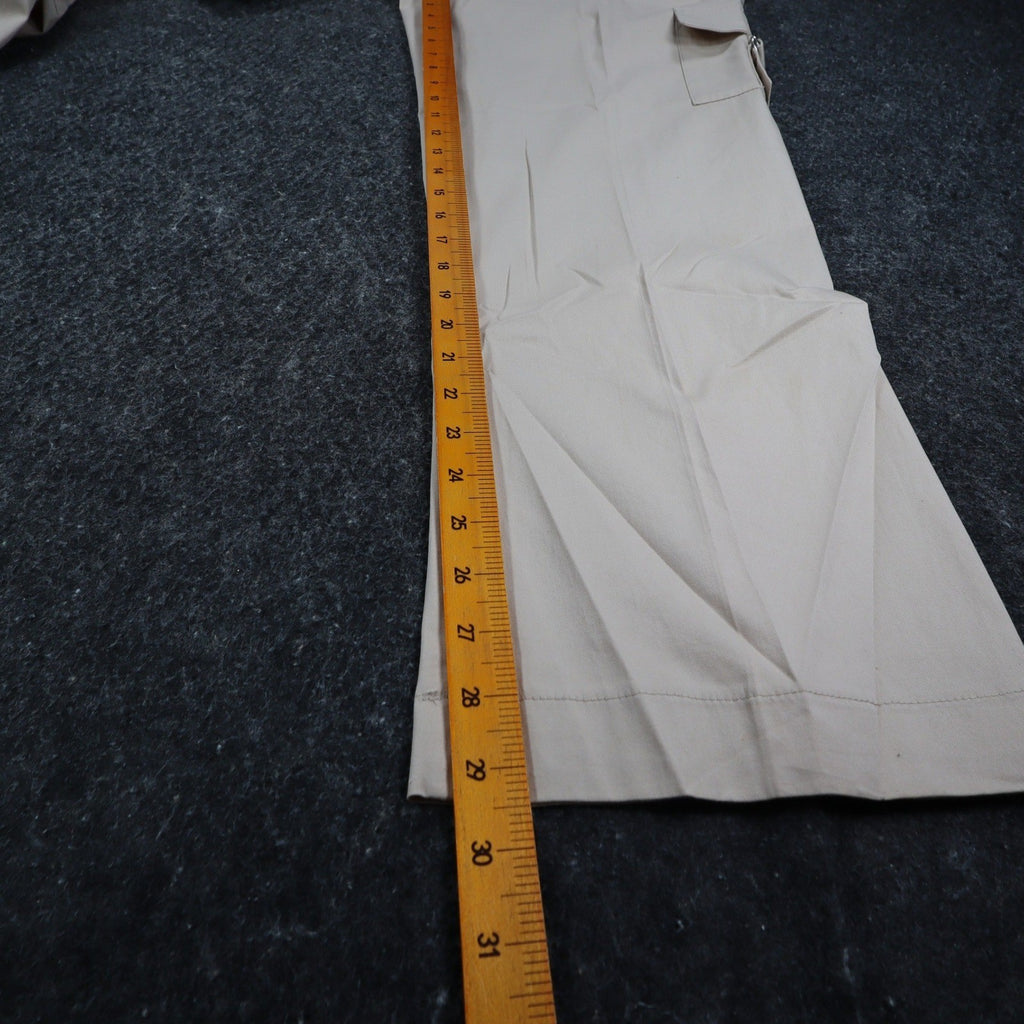 Company Collection Cargo Pants Womens 12 Beige Cotton Stretch Straight Leg NWT - take2supply