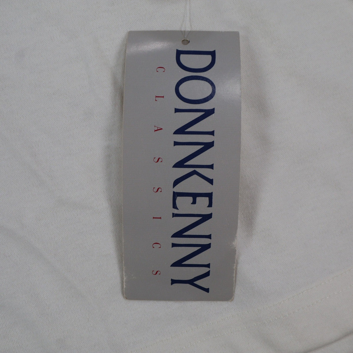 Donnkenny Classics Polo Shirt Womens XL Vintage 90s Ivory Rose Embroidered NWT - take2supply