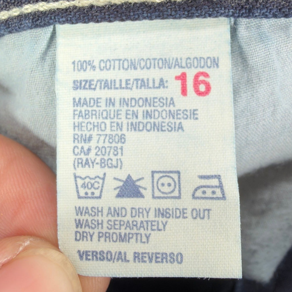 Tommy Hilfiger Y2K Freedom Fit Jeans Boys 16 Blue Cotton Deadstock NWT - take2supply
