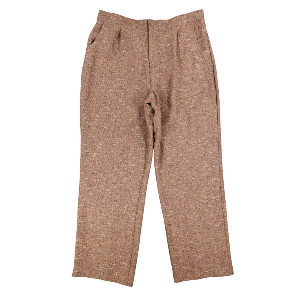 Erin London Pants Womens XL Camel Brown Pleated Straight Leg NWT NOS - take2supply