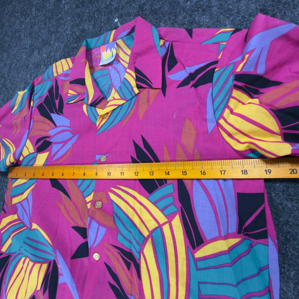Wrangler Vintage 90s Coolers Shirt Mens XL Pink Abstract Cotton NWT Deadstock - take2supply