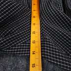 Southern Lady Pants Womens Large Black White Grid Check Elastic Waist NWT NOS - take2supply