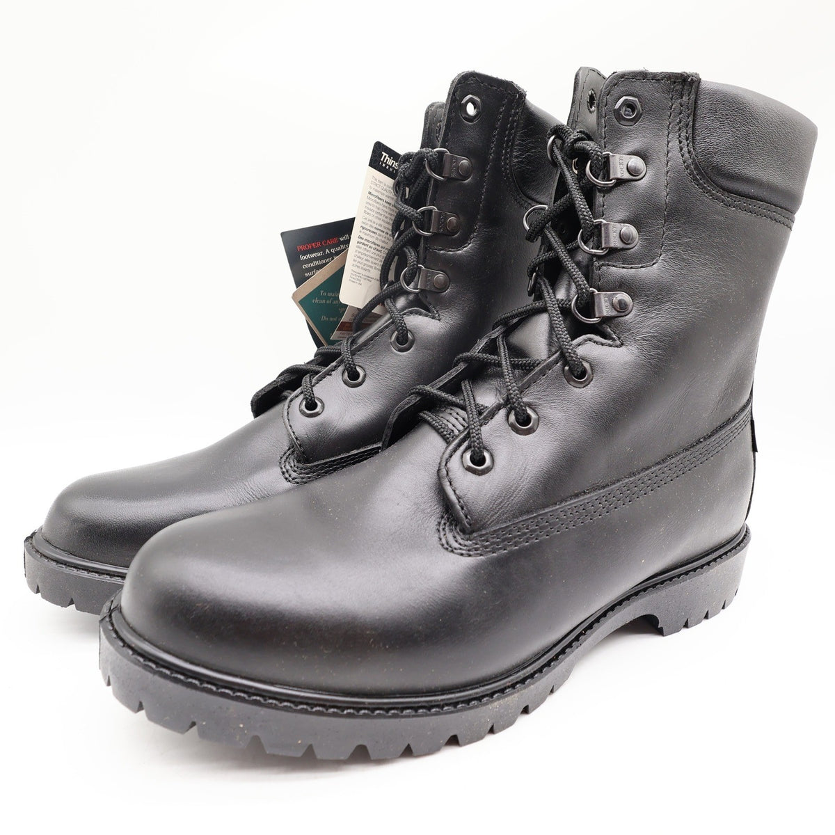 Rocky Y2K RB1950 Boots Mens 9 EW Black Leather Thinsulate NWT - take2supply