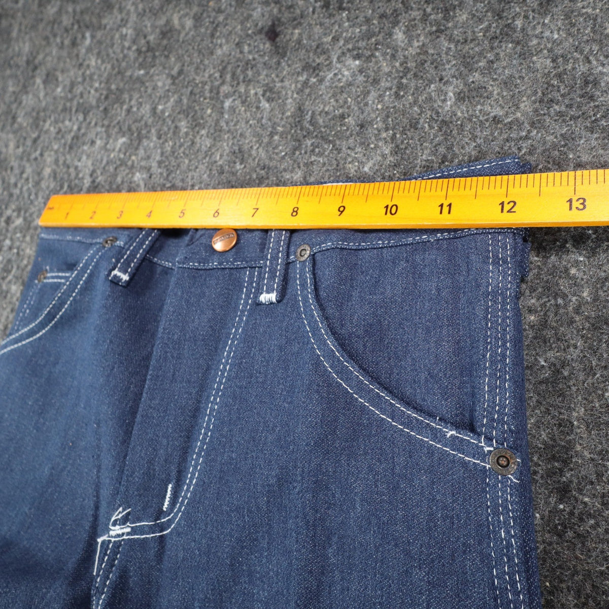 Maverick Straight Leg Jeans Boys 10 Reg Vintage Blue Cotton Blend Deadstock USA - take2supply