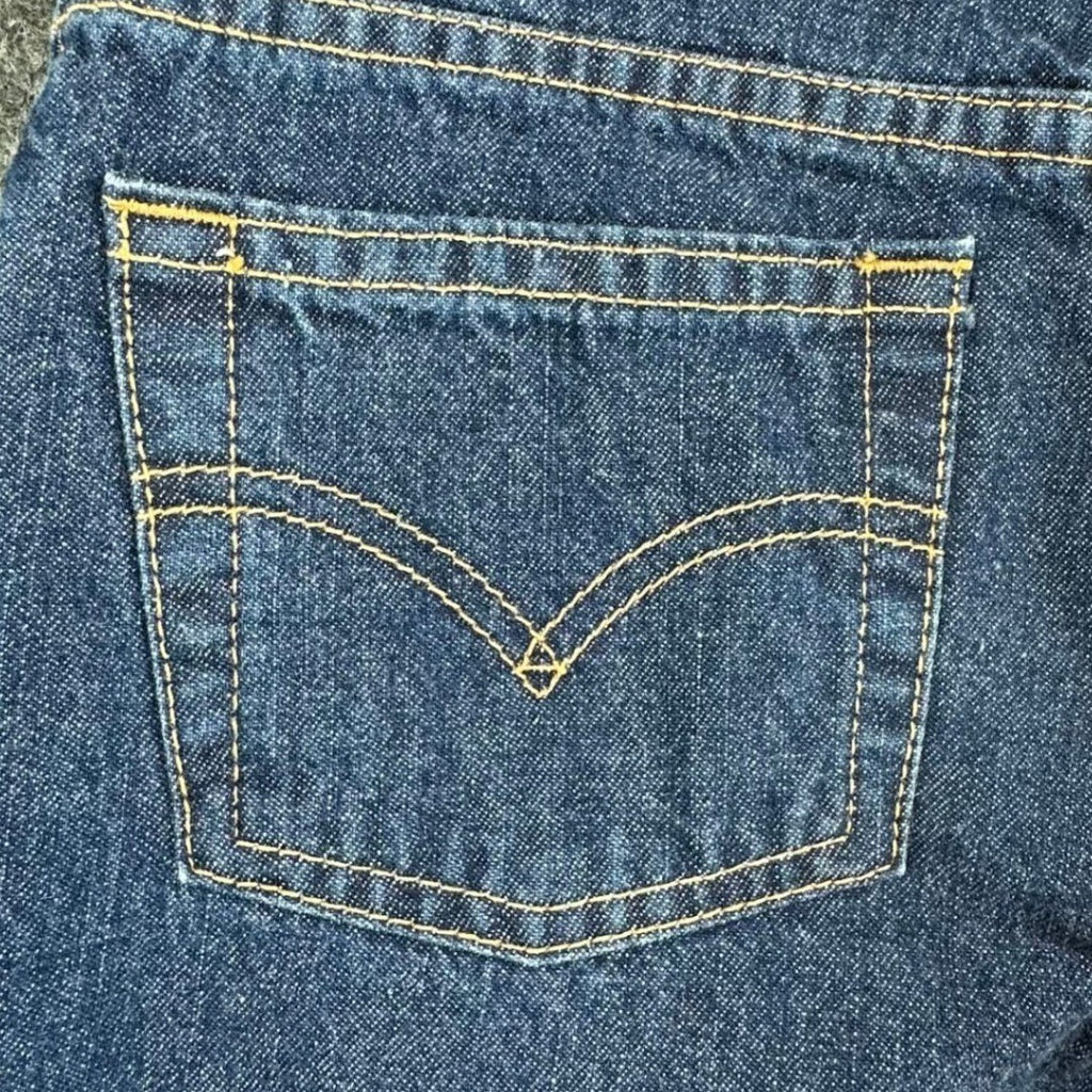 Levi's Vintage Y2K 517 Flare Jeans Girls Size 12 Regular Blue Cotton NOS - take2supply