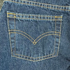 Levi's Vintage Y2K 517 Flare Jeans Girls Size 12 Regular Blue Cotton NOS - take2supply