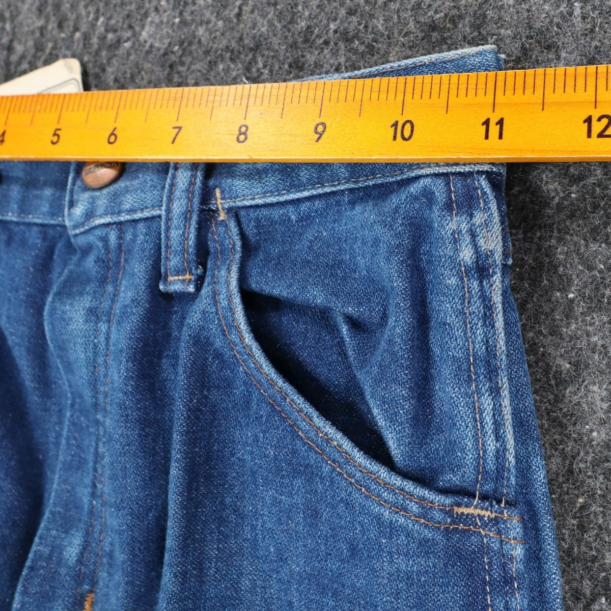 Young Maverick Jeans Girls 10 Slim Vintage 80s Blue Cotton Straight Deadstock - take2supply