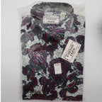 Cotton Club Chapel Hill Shirt Mens Medium Paisley Short Sleeve Cotton USA New - take2supply