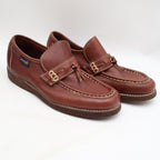 Wrangler Loafers Mens 8 M Vintage Brown Leather Deadstock Moccasin Toe 96-5527 - take2supply