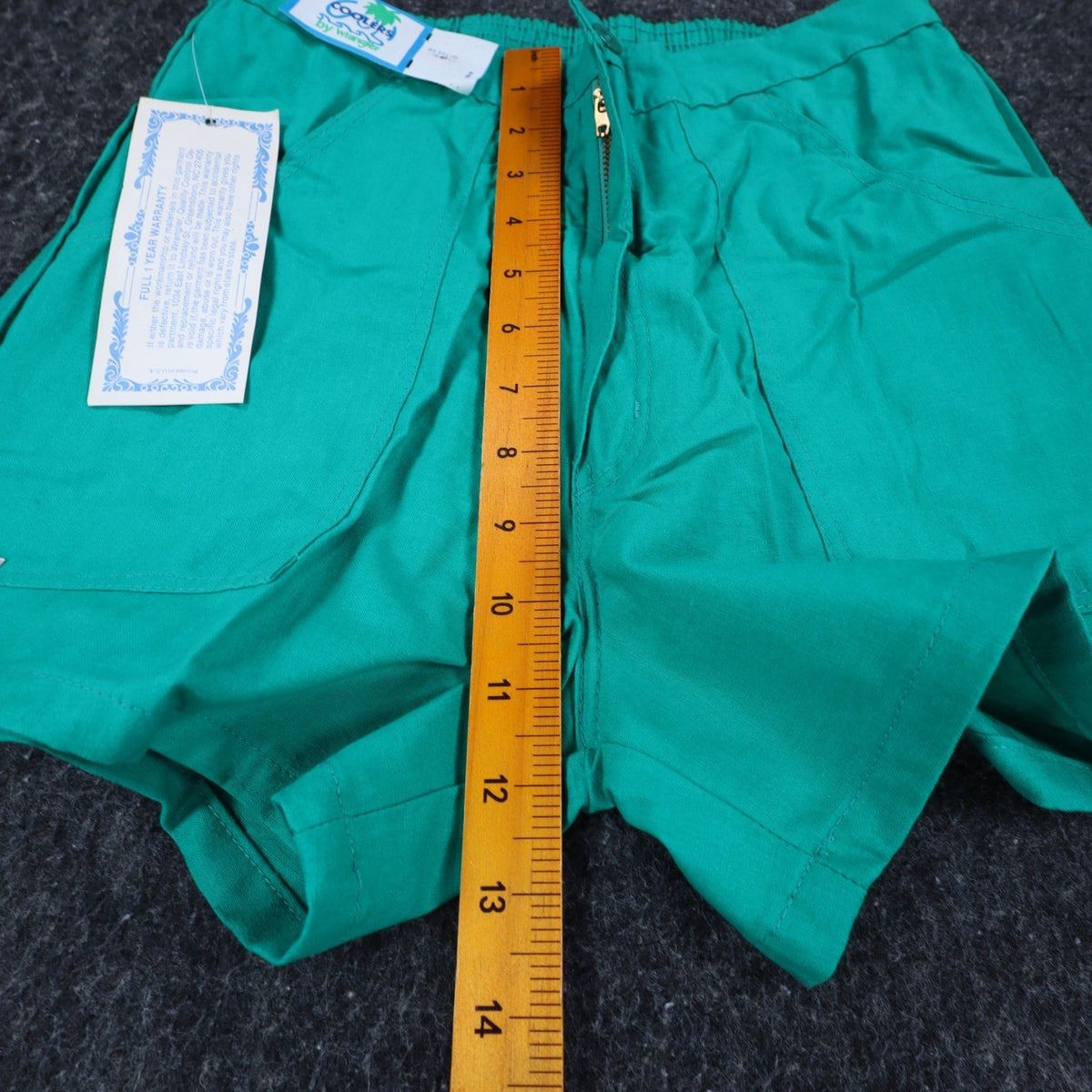 Wrangler Coolers Shorts Mens 30 Vintage 90s Green Cotton Patch Pocket 85551JD - take2supply