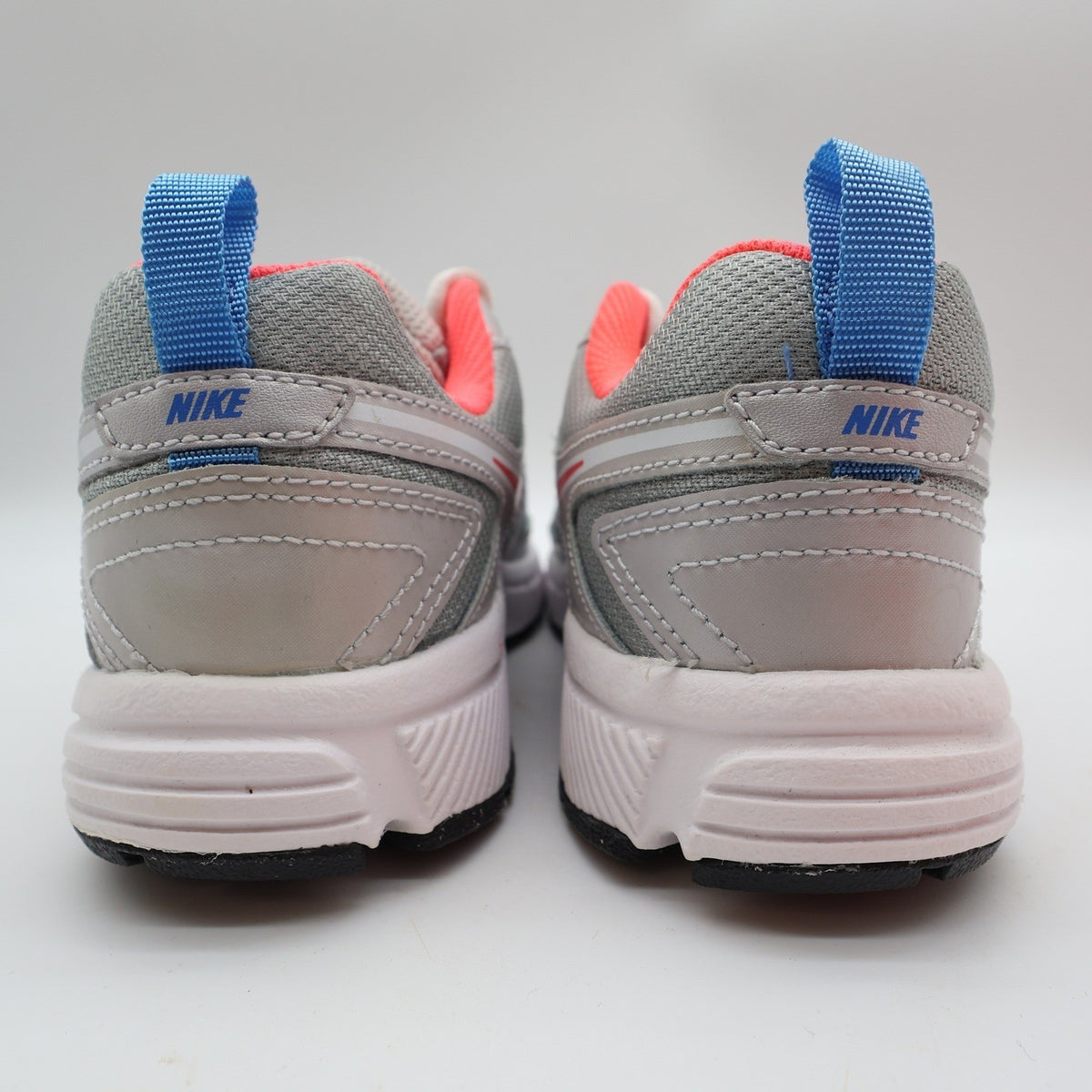 Nike Dart 9 GS PS Kids Size 13C Silver Pink Blue Running Shoes 443393-007 - take2supply