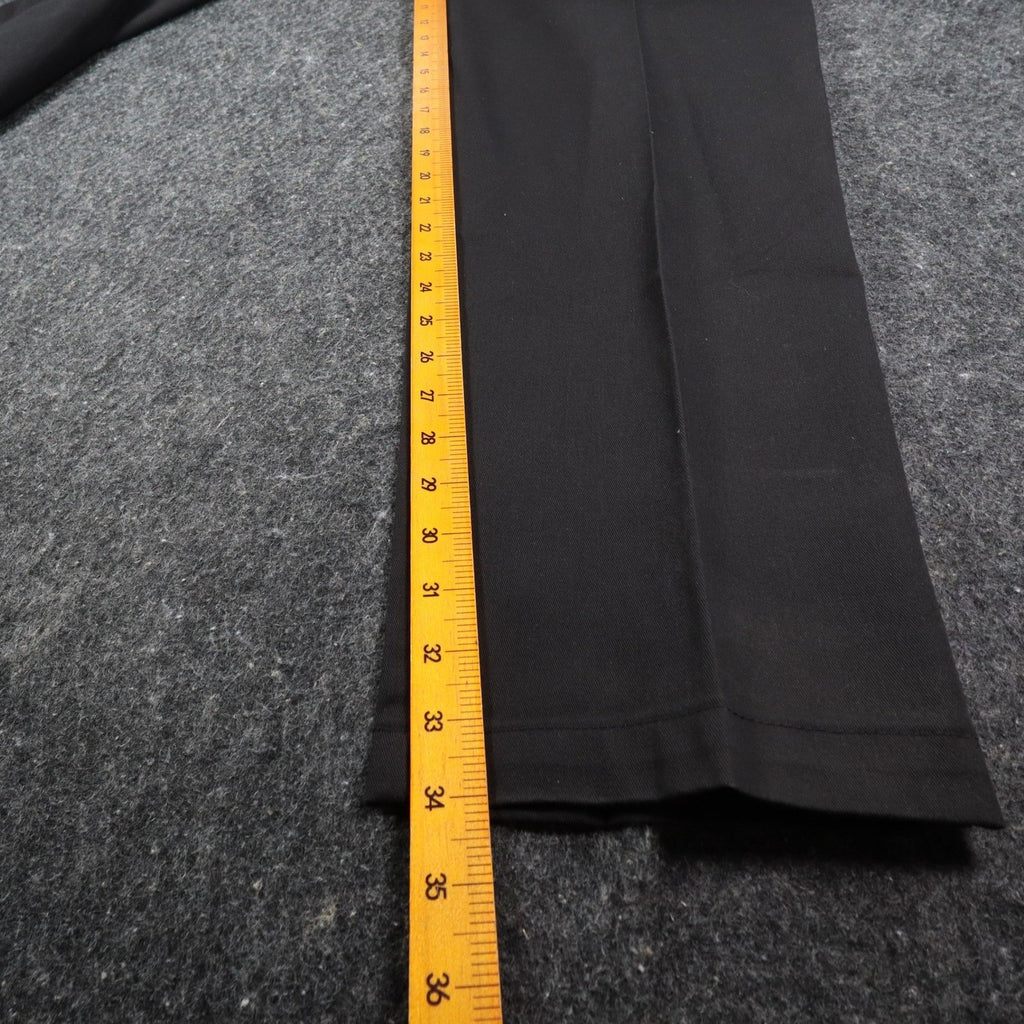 Lee Tapered Leg Pants Womens 16 L Black Side Elastic Stretch Pleated C864 - take2supply