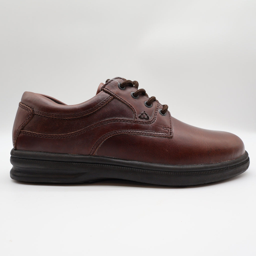 Hush Puppies Glen Casual Oxford Shoes Mens 10 M Dark Brown Leather Lace Up 19078 - take2supply