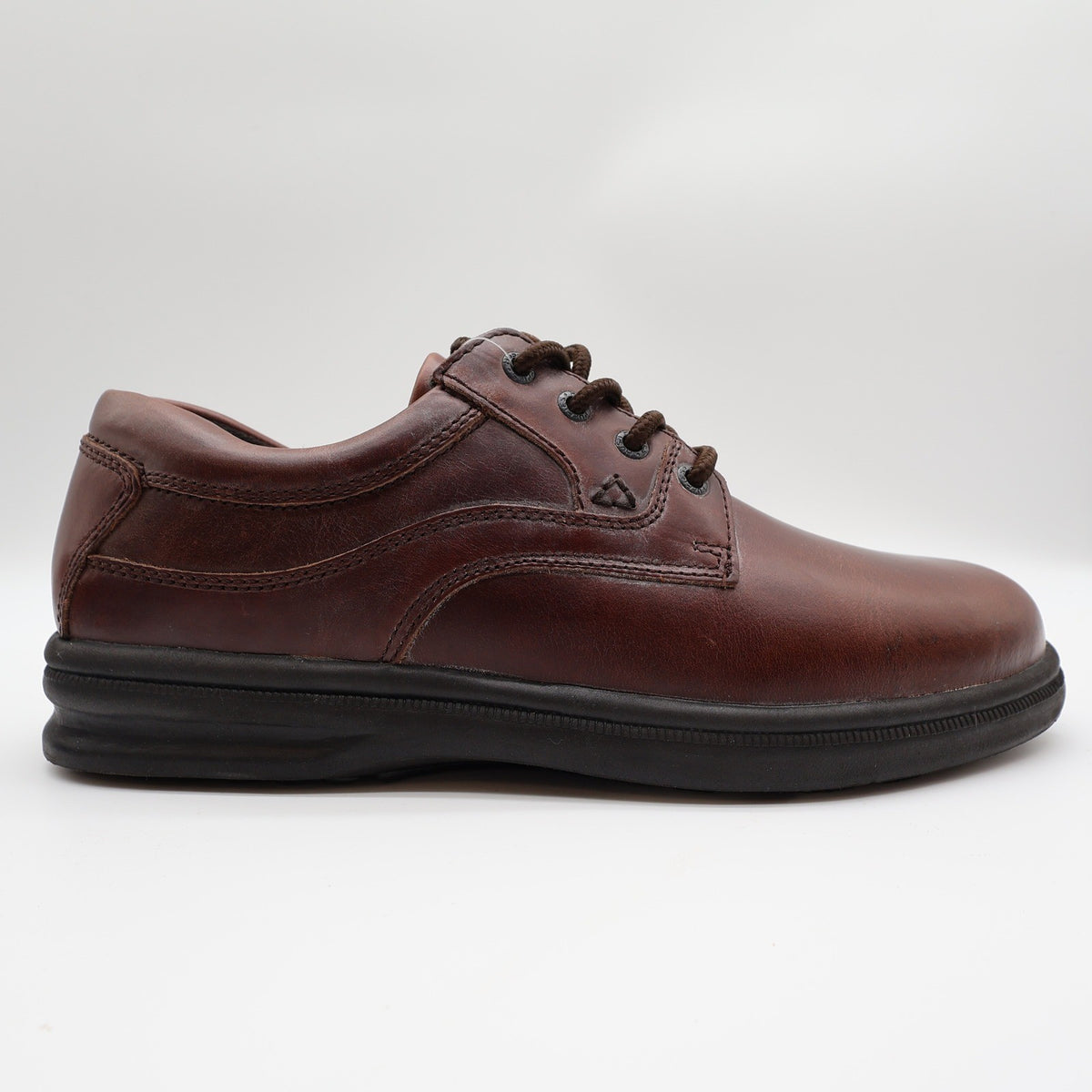 Hush Puppies Glen Casual Oxford Shoes Mens 10 M Dark Brown Leather Lace Up 19078 - take2supply