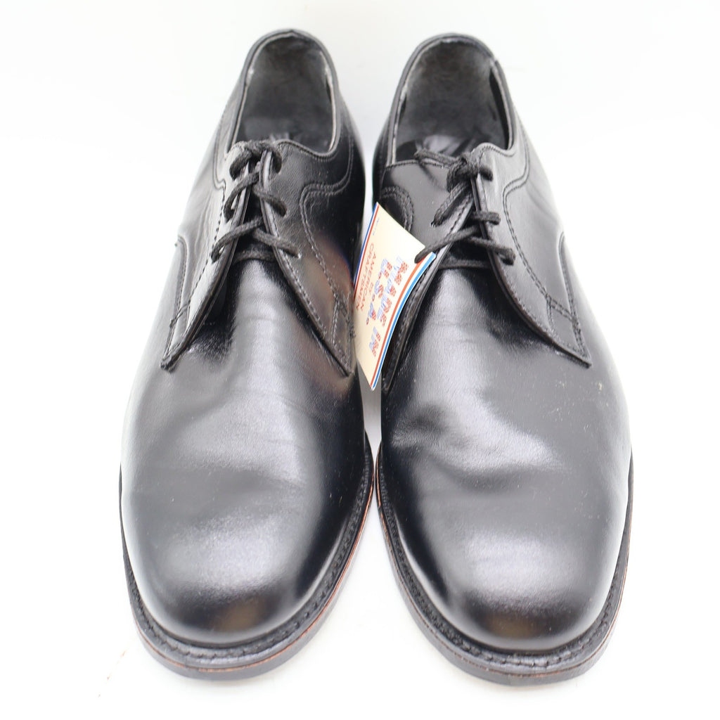 Barclay Oxford Dress Shoes Mens 10 D Vintage Black Leather Made in USA 90029 - take2supply