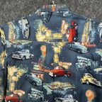North River Americana Truck Shirt Mens Medium Black Cotton NWT Vintage Style - take2supply