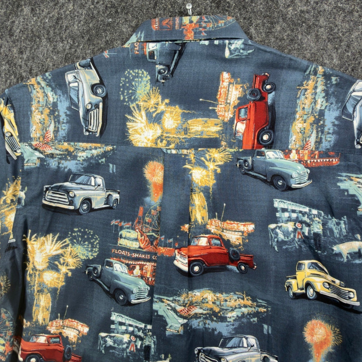 North River Americana Truck Shirt Mens Medium Black Cotton NWT Vintage Style - take2supply