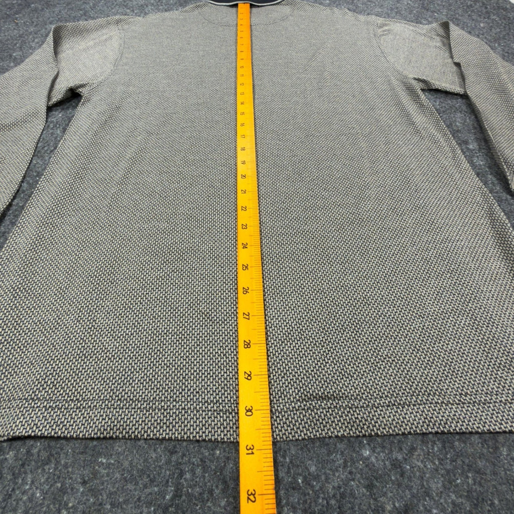 Winner Mate Vintage 90s Knit Polo Shirt Mens M Tan Black Mercerized Cotton NWT - take2supply