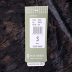 Erin London Jacket Small NWT Brown Crinkle Textured Mock Neck Full Zip Stretch - take2supply