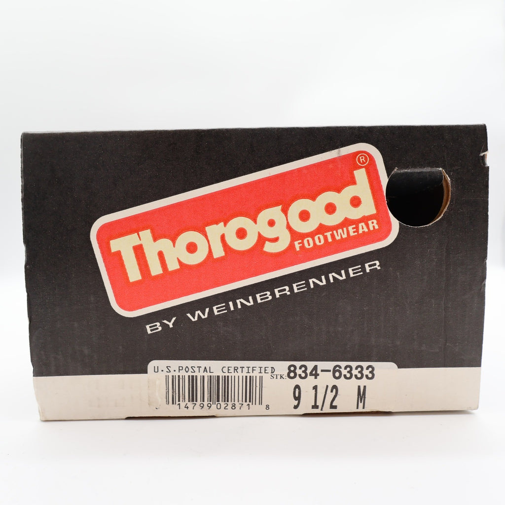 Thorogood Postal Certified Shoes Mens 9.5 M Black Leather Vibram Oxford 834-6333 - take2supply