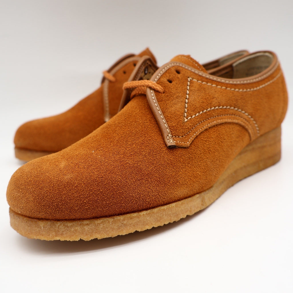 Soft Spots Oxford Shoes Womens 6 M Vintage Brown Suede Crepe Sole USA 1848 - take2supply