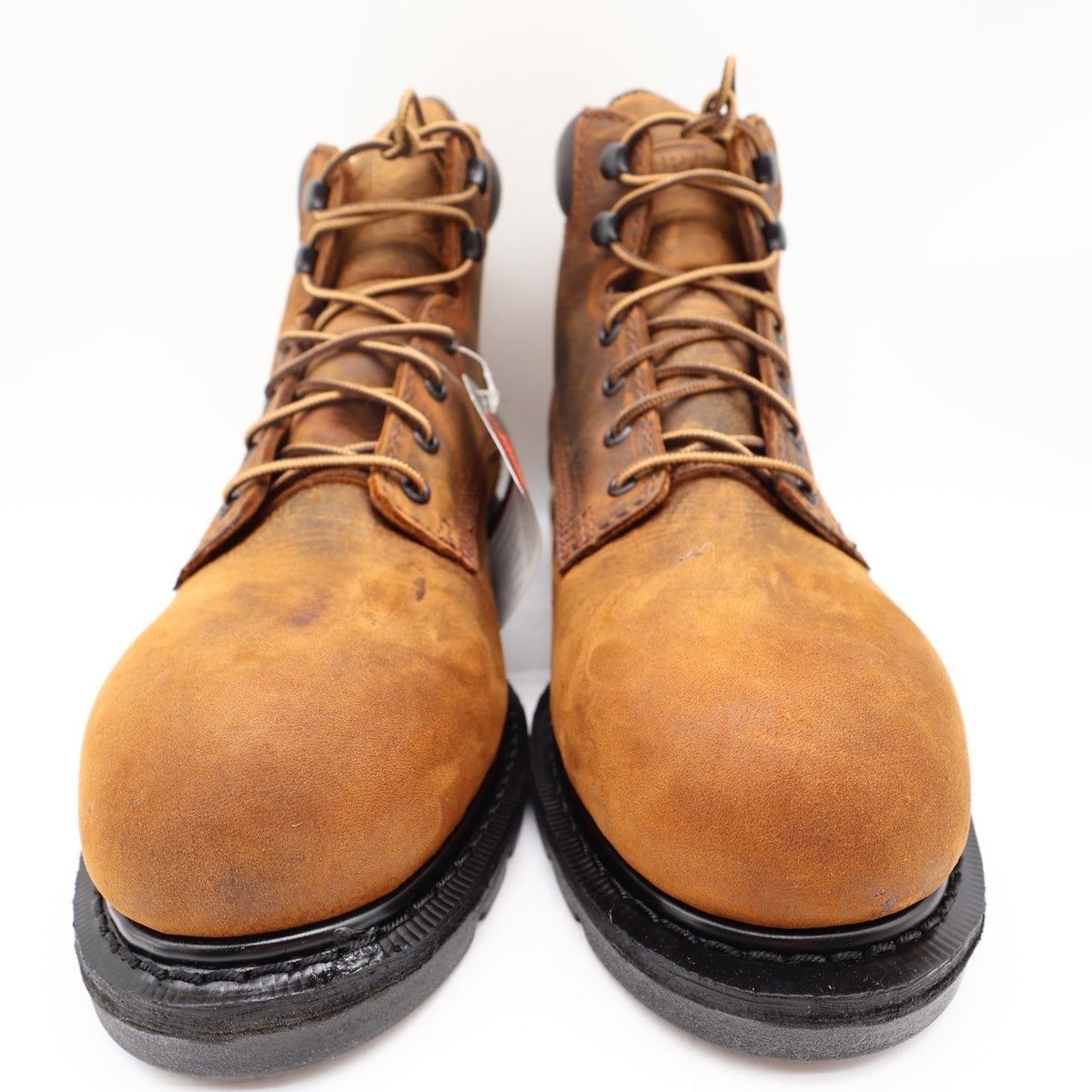 WORX by Red Wing 5606 Steel Toe Work Boots Mens 9 Brown Leather New Box - take2supply