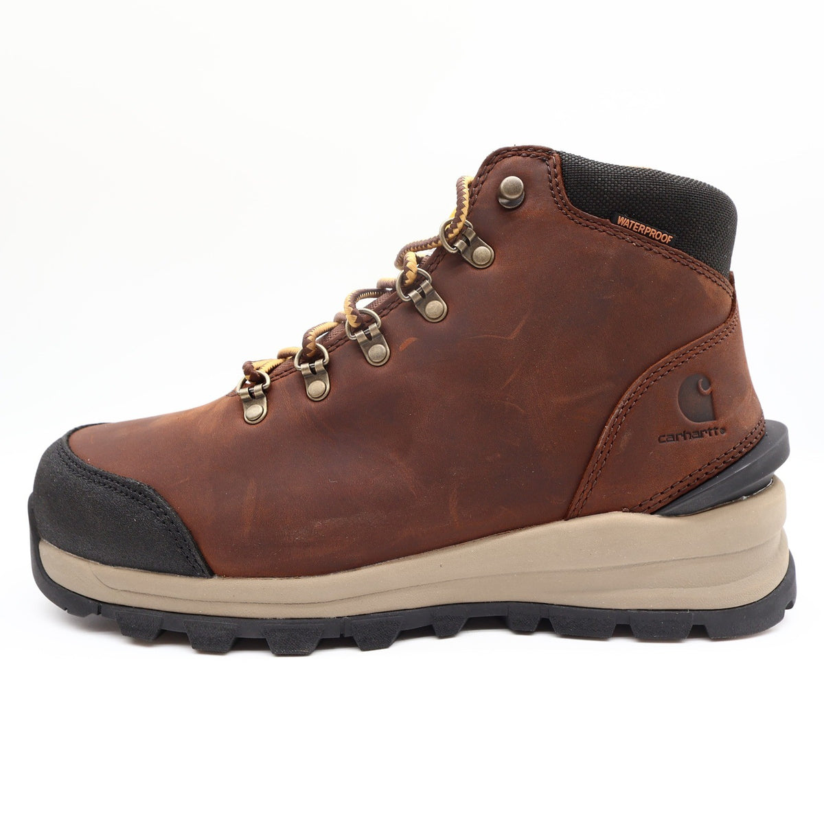 Carhartt Gilmore Work Boots Mens 10 M Brown Leather Alloy Toe Waterproof NWT - take2supply