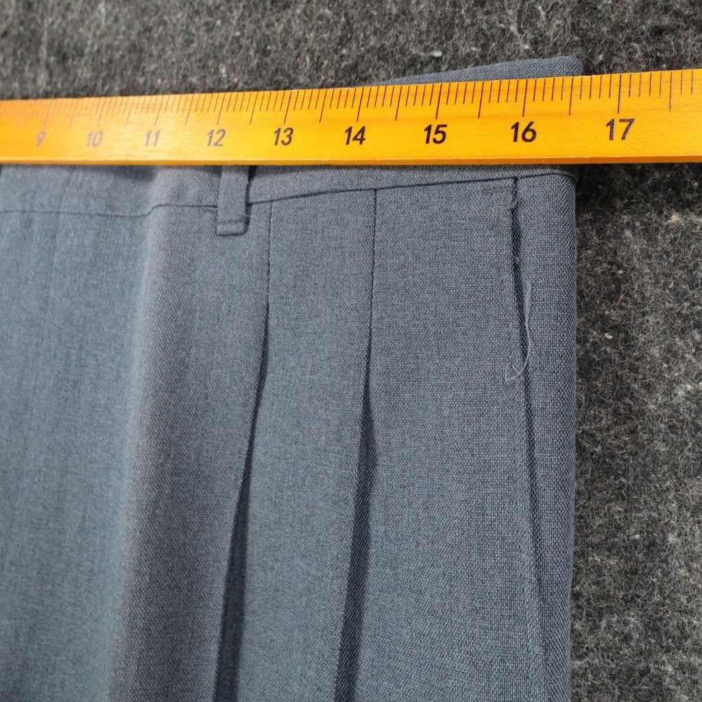 Levi's Travellers Trousers Mens 34x32 Vintage 80s Blue Gray Pleated Deadstock - take2supply