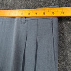 Levi's Travellers Trousers Mens 34x32 Vintage 80s Blue Gray Pleated Deadstock - take2supply