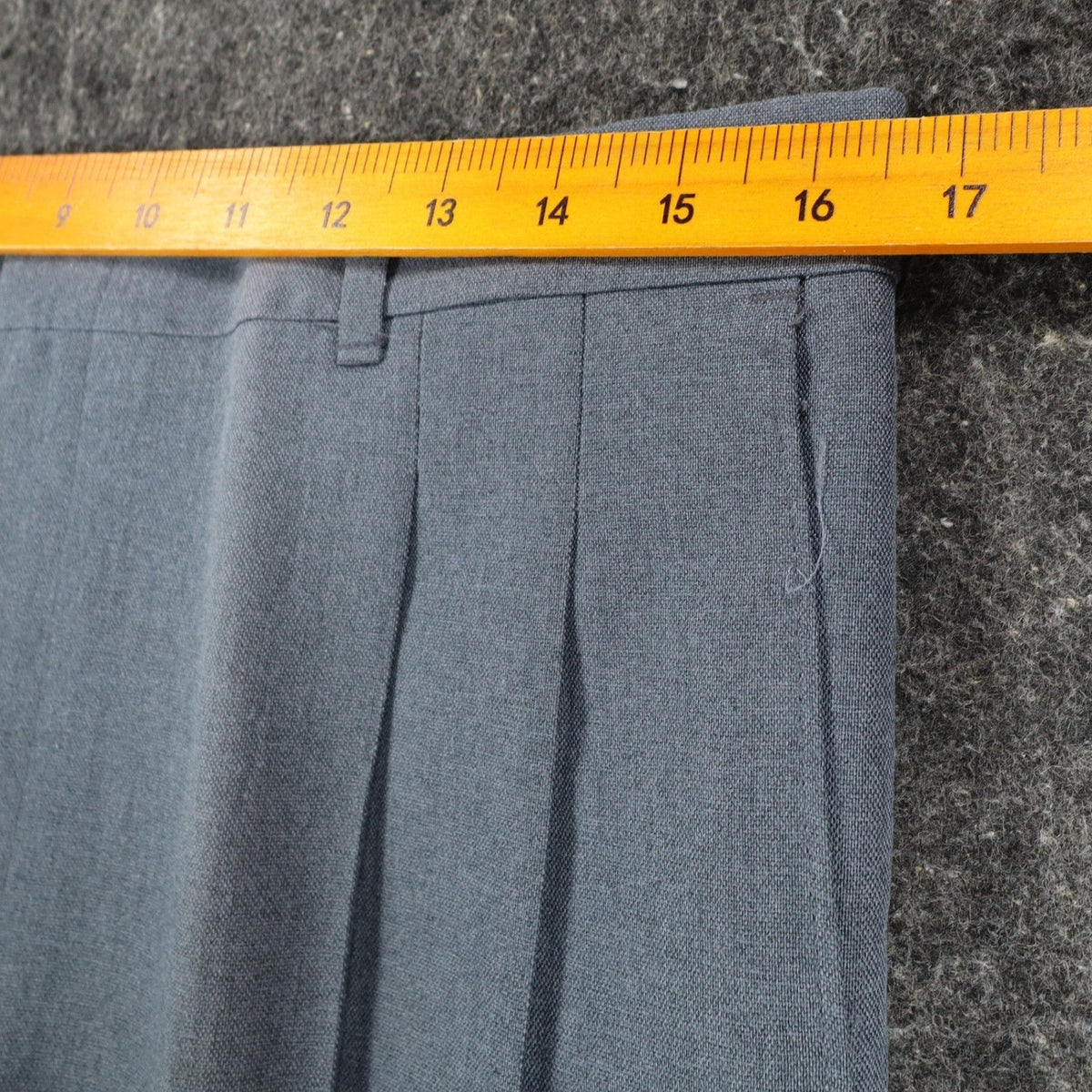 Levi's Travellers Trousers Mens 34x32 Vintage 80s Blue Gray Pleated Deadstock - take2supply