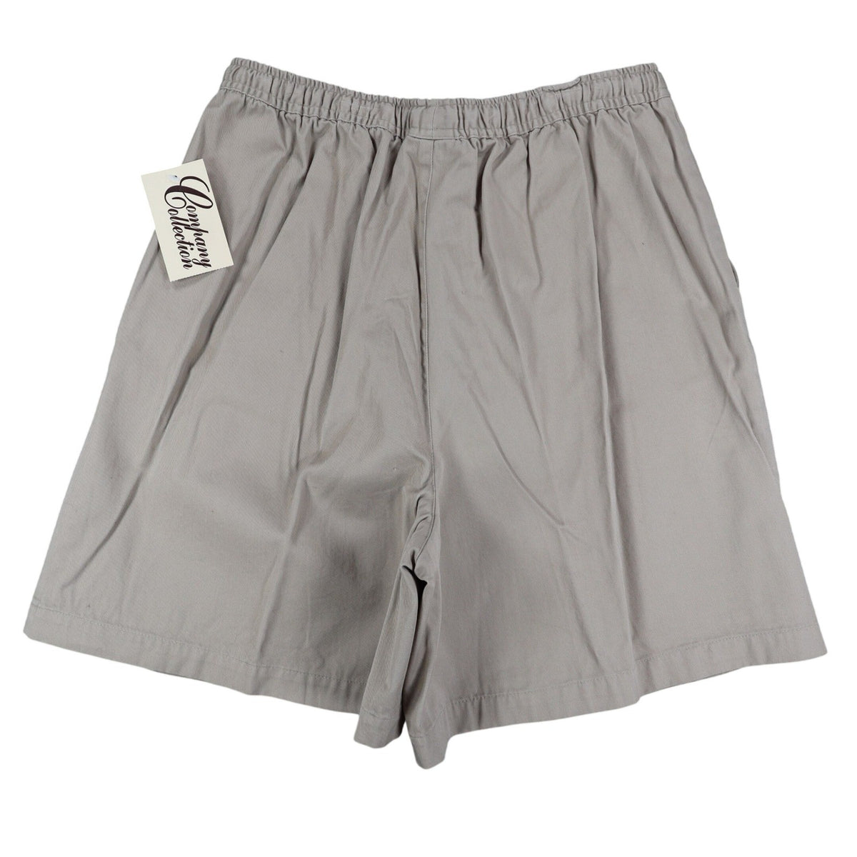 Company Collection Shorts Womens 12 Vintage 90s Khaki Cotton Twill Elastic Waist - take2supply