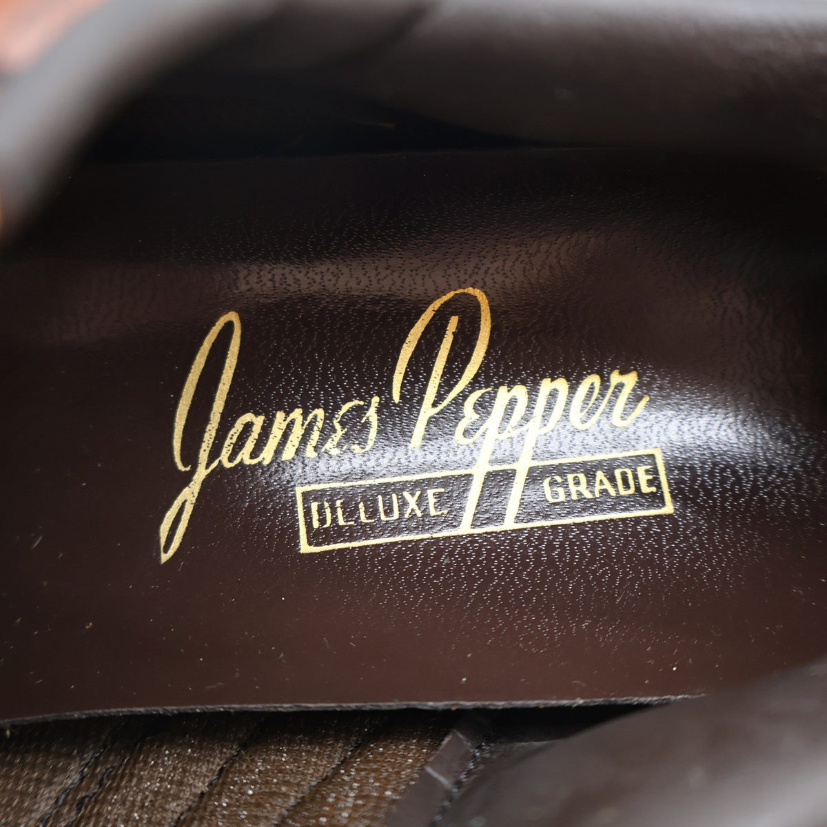 James Pepper Oxford Sneakers Mens 5 D Vintage Brown Leather Made in USA 44054 - take2supply