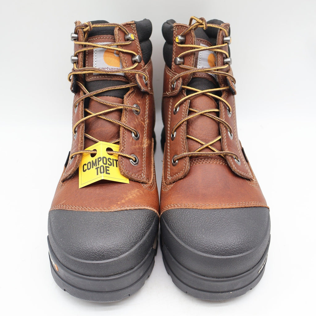Carhartt Ground Force Work Boots Mens 9M Brown Leather Composite Toe CME6355 NIB - take2supply