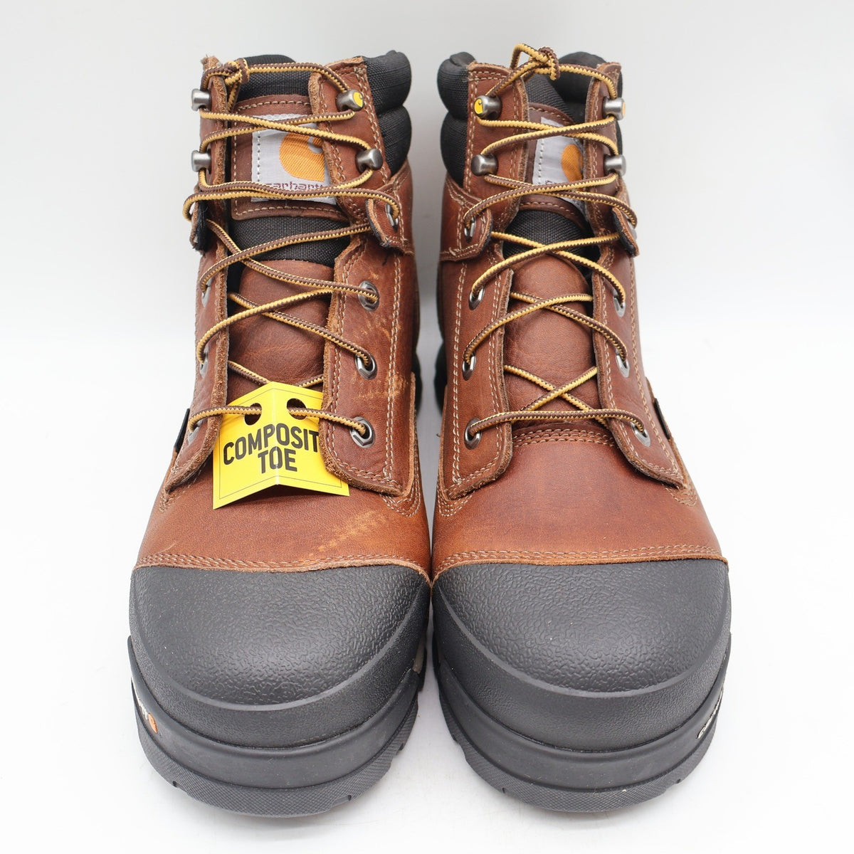 Carhartt Ground Force Work Boots Mens 9M Brown Leather Composite Toe CME6355 NIB - take2supply