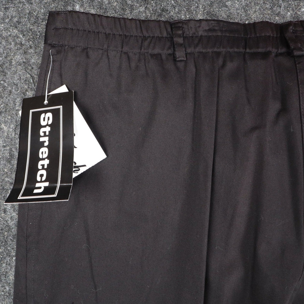 N Touch Straight Leg Pants Womens XL Black Cotton Stretch World Travel C872 - take2supply