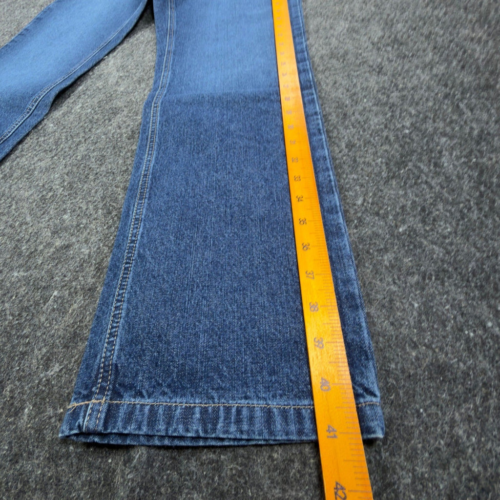 Tommy Hilfiger Y2K Classic Tapered Jeans Womens 8R Blue Cotton NWT Deadstock - take2supply
