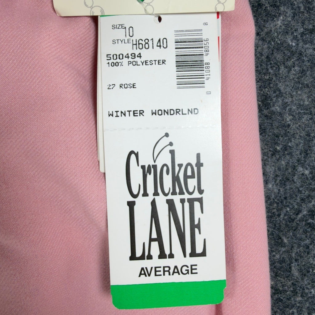 Cricket Lane Vintage 90s Pants Women 10 Rose Pink Polyester NWT Deadstock - take2supply