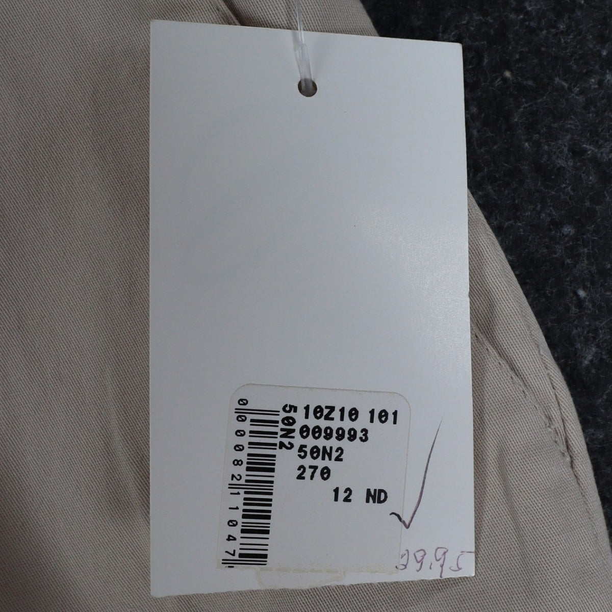 Company Collection Cargo Pants Womens 12 Beige Cotton Stretch Straight Leg NWT - take2supply