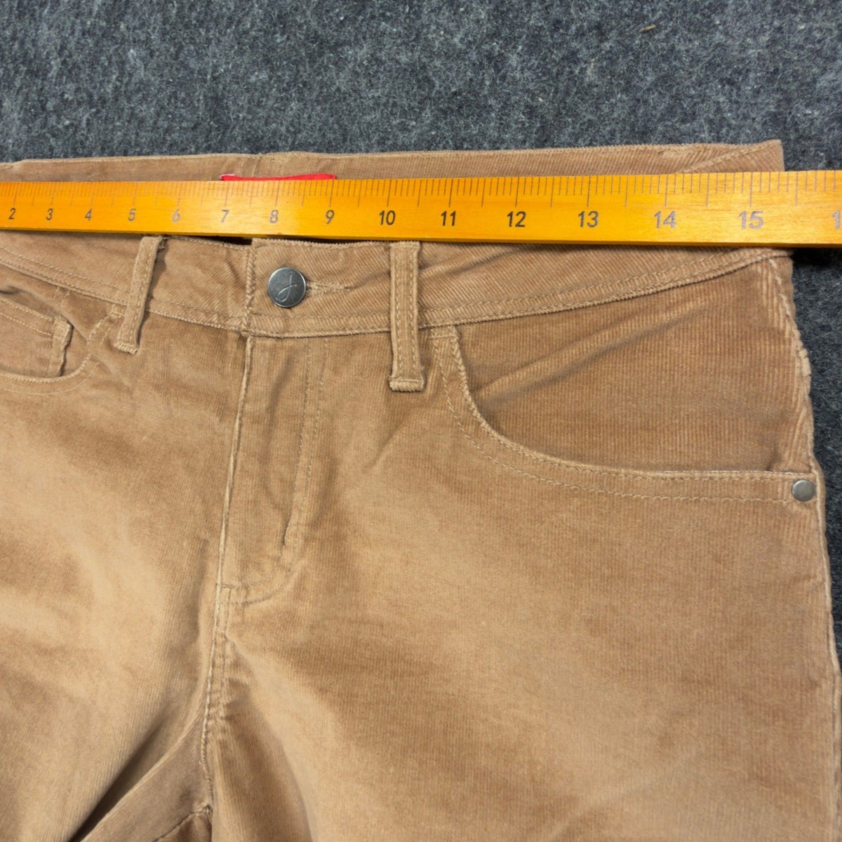 J Jeans Corduroy Flare Pants Womens 6 Tan Cotton Stretch NWT Deadstock - take2supply
