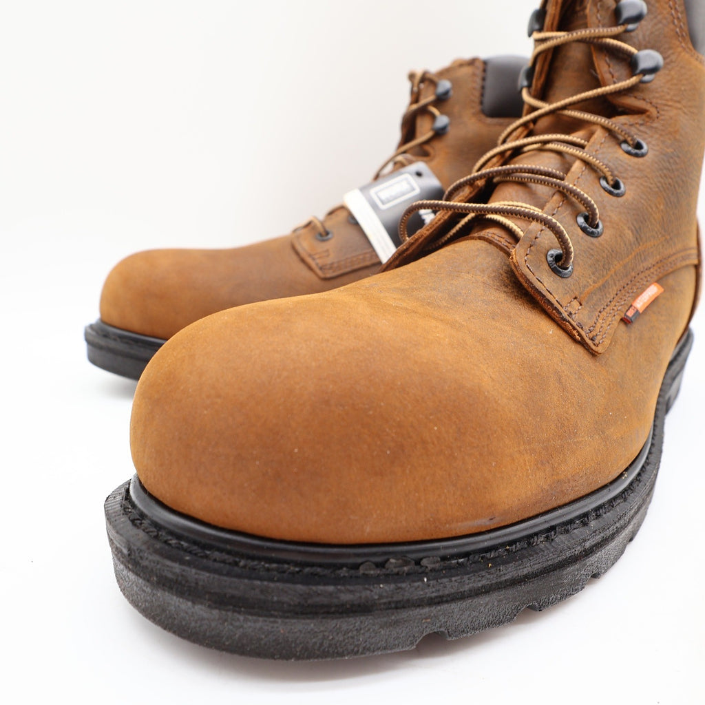 Worx by Red Wing Steel Toe Work Boots Mens 12 Brown Leather Waterproof NEW 5606 - take2supply